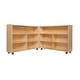 preview thumbnail 4 of 3, Contender Mobile Folding Storage Unit, Toy Organizer, Bookcase Shelves Sturdy Birch Plywood Classroom, Daycare