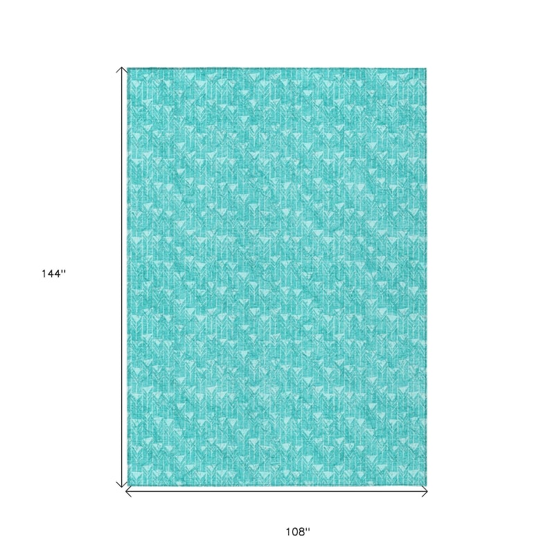 Pave Abstract Shapes Weather Resistant Timeless Fusion Outdoor Rug