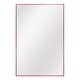 preview thumbnail 32 of 35, Modern Thin Frame Wall-Mounted Hanging Bathroom Vanity Mirror