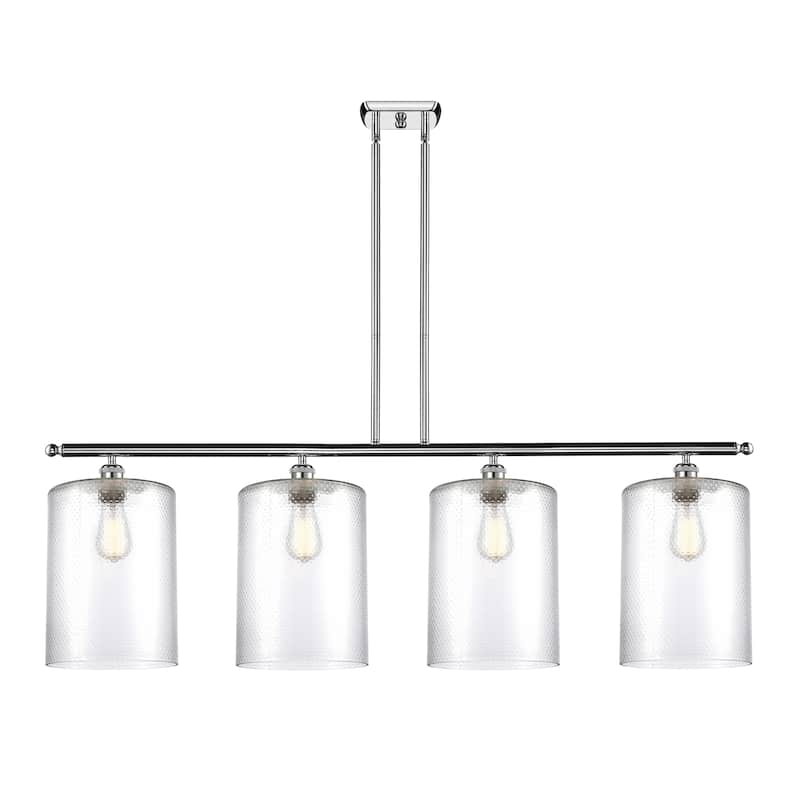 Innovations Lighting Cobbleskill - 4 Light 48" Island Light - Clear/Polished Chrome