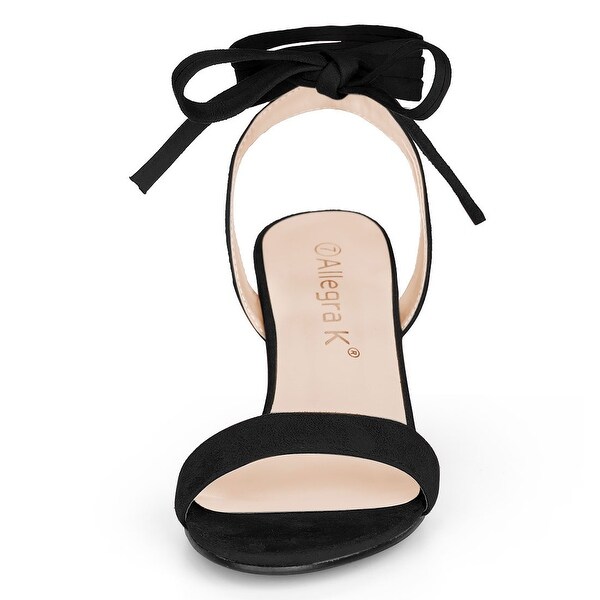 ladies ankle tie sandals