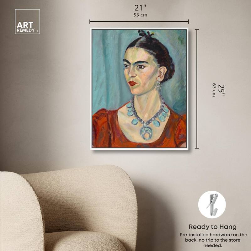 Frida Kahlo by Magda Pach 1933 Canvas by Art Remedy