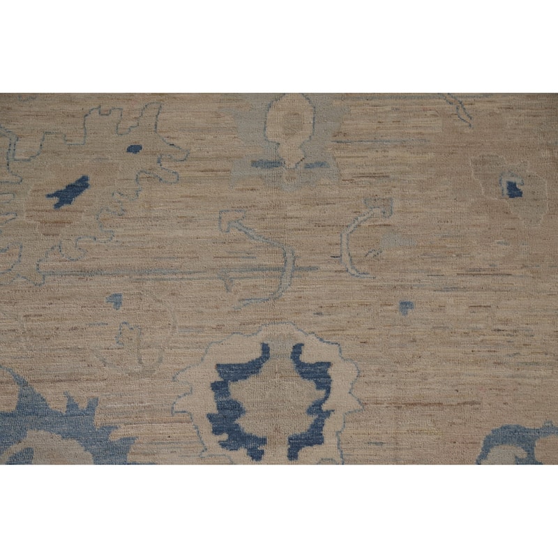 Oushak Oriental Area Rug Hand-knotted Wool Carpet - 10'0"x 13'5"