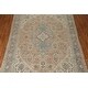 Vintage Traditional Kashan Persian Area Rug Wool Hand-knotted Carpet ...