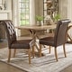 preview thumbnail 2 of 38, Benchwright Premium Tufted Rolled Back Parsons Chairs (Set of 2) by iNSPIRE Q Artisan
