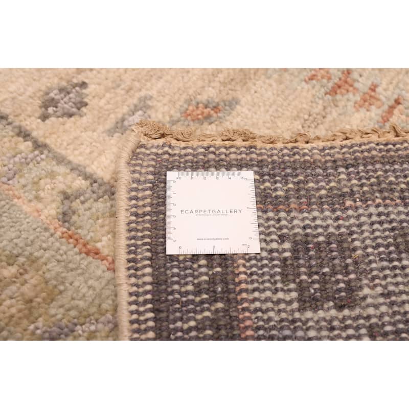 ECARPETGALLERY Hand-knotted Jules Serapi Light Khaki Wool Rug - 8'0 x 10'0