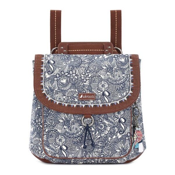 Shop Sakroots Women's Convertible Backpack Navy Spirit ...