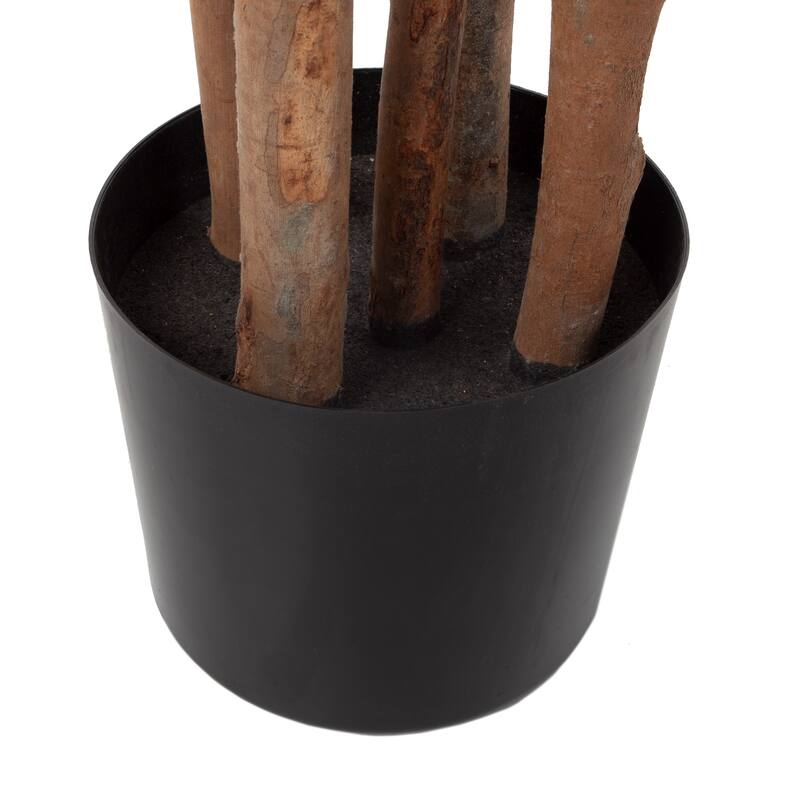 Pure Garden 70-Inch Artificial Rubber Plant