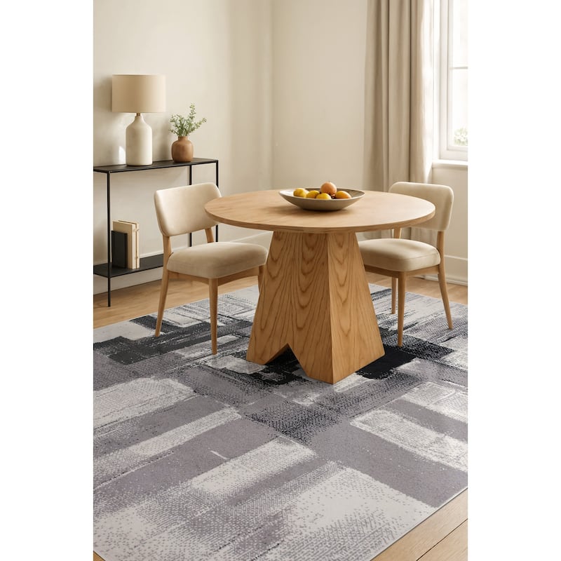 World Rug Gallery Modern Abstract Art Area Rug