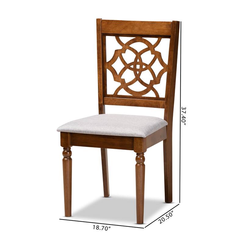 Renaud Modern and Contemporary 2-PC Dining Chair Set
