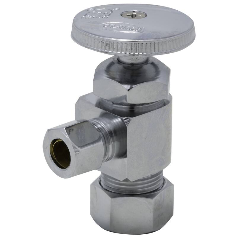 PROFLO 5/8" x 3/8" OD Commercial Supply Stop - Chrome