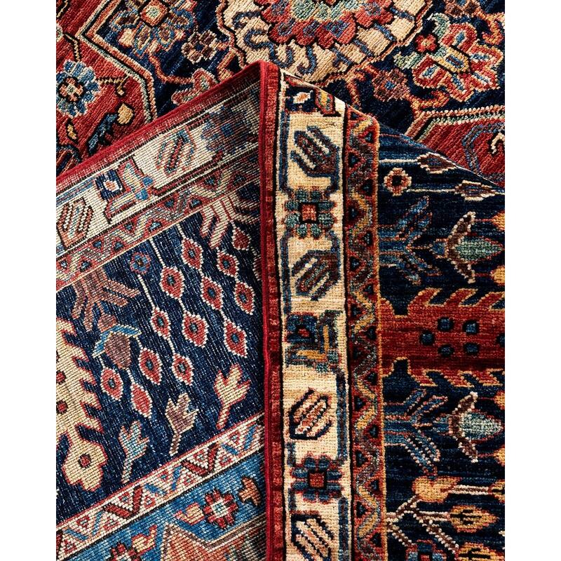 Serapi One-of-a-Kind Hand-Knotted Area Rug - Red, 8' 2" x 9' 11" - 8' 2" x 9' 11"