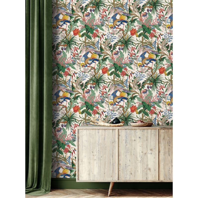 NextWall Tropical Canopy Peel and Stick Wallpaper