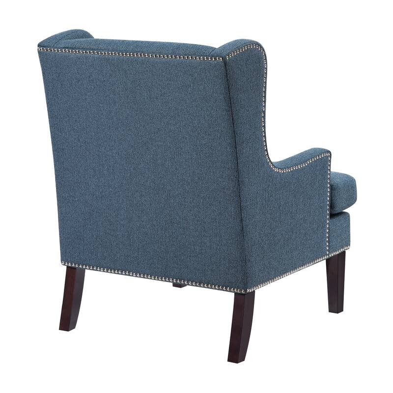 LaFollette 29" Textured Accent Chair - Nailhead Trim