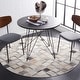 preview thumbnail 13 of 12, SAFAVIEH Handmade Studio Leather Pompilia Natural Hide Leather Rug 6' x 6' Round - Ivory/Grey