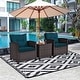 preview thumbnail 50 of 81, Costway 3PCS Patio Rattan Furniture Set Cushioned Conversation Set - See Details