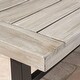 preview thumbnail 7 of 15, Carlisle Outdoor 3 Piece Acacia Picnic Dining Set with Benches by Christopher Knight Home