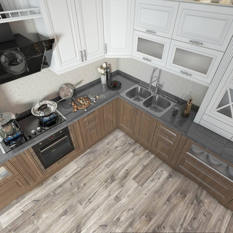 Sinber Drop in Double Bowl 304 Stainless Steel Kitchen Sink