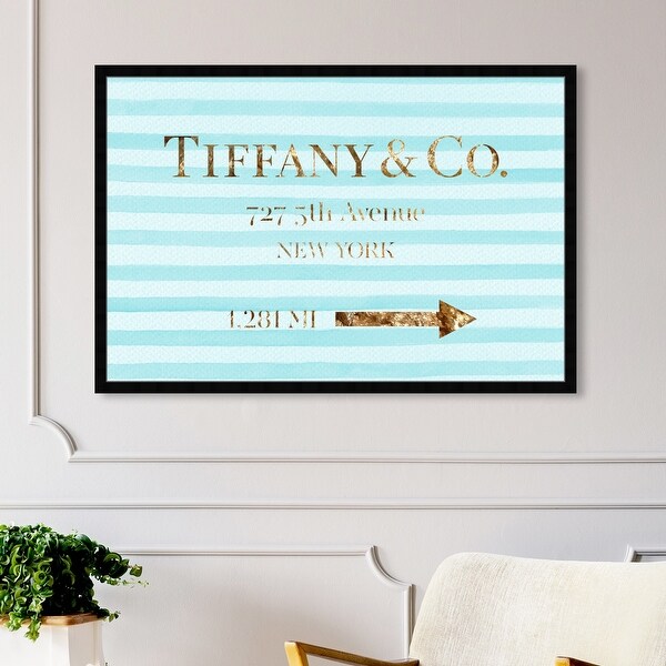 新品 オリバーガル Olivergal Jewelry Road Sign Oliver Gal 'Jewelry Road Sign' Fashion and Glam Framed Wall