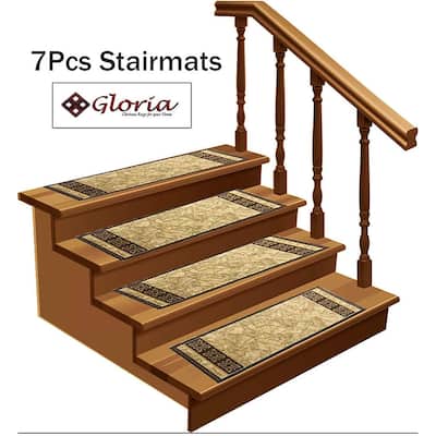 Gloria Rug Stair Treads Non Slip - 8.5x26