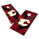 preview thumbnail 1 of 3, Calgary Flames NHL Cornhole Board Set Include Carrying Case