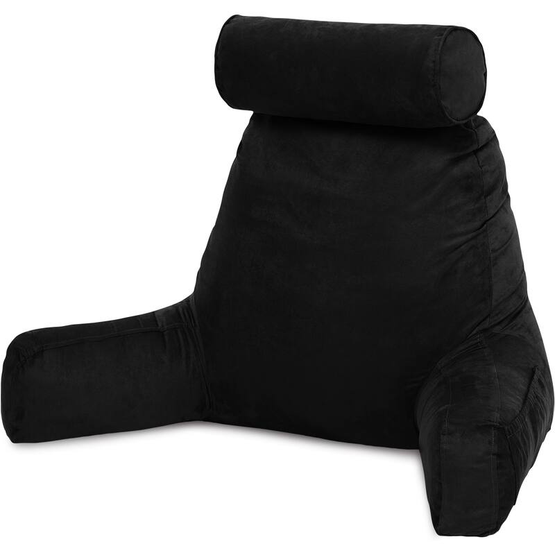 Husband Bedrest Micro-Suede Reading Pillow