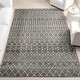 preview thumbnail 1 of 9, Nuloom Emmy Moroccan Trellis Area Rug 4' Square - Dark Grey