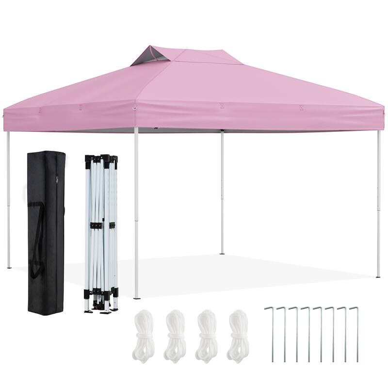 Costway 10 X 10 FT 1-Person Setup Pop up Canopy Tent with 1-Push - See Details