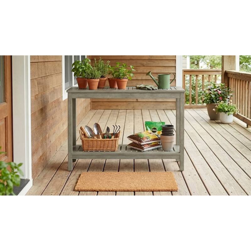 DTY Outdoor Living Longs Peak Eucalyptus Console Table