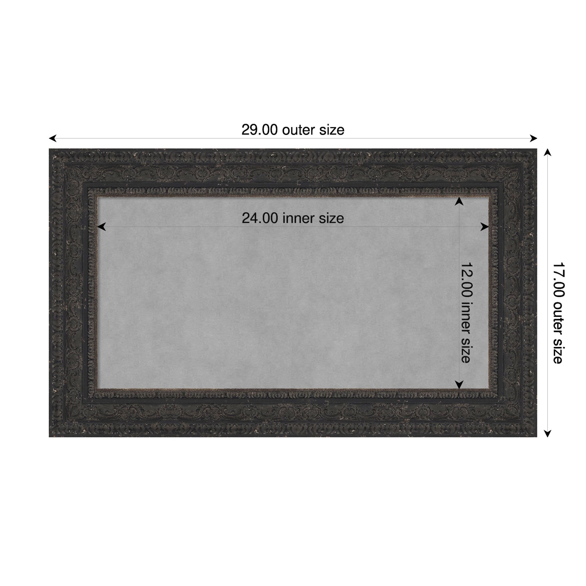 Amanti Art Attic Aged Black Framed