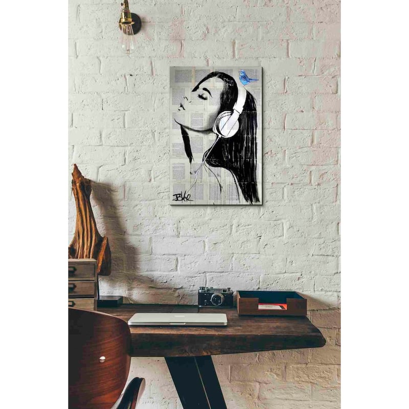 Epic Graffiti 'Big Audio' by Loui Jover, Canvas Wall Art