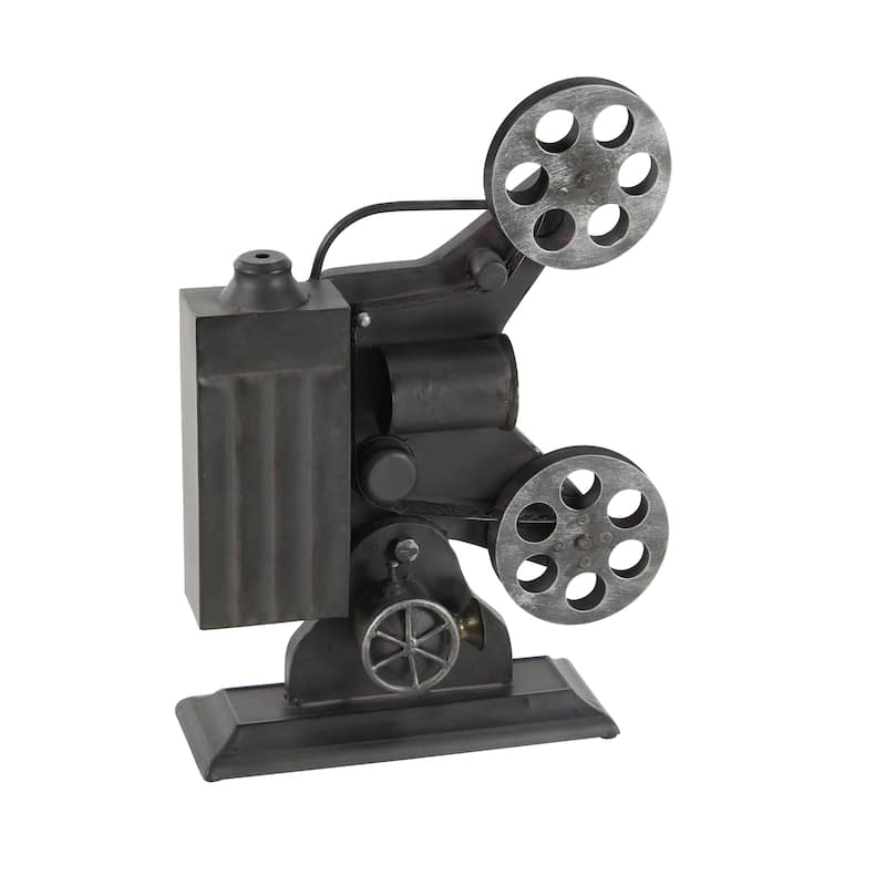 Black Metal Camera Film Decorative Sculpture