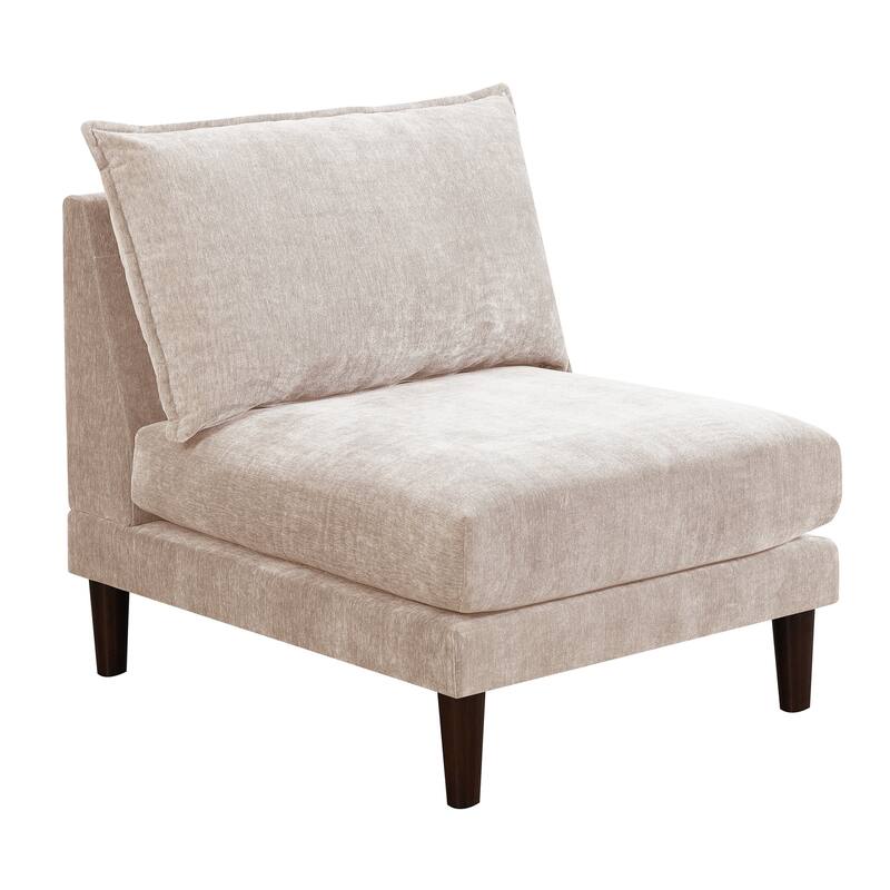 6pcs Modular Sofa Set, Blush Pink, 93x33x31 inches, 200 pounds