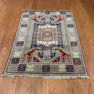 HERAT ORIENTAL Handmade Kazak Wool Rug