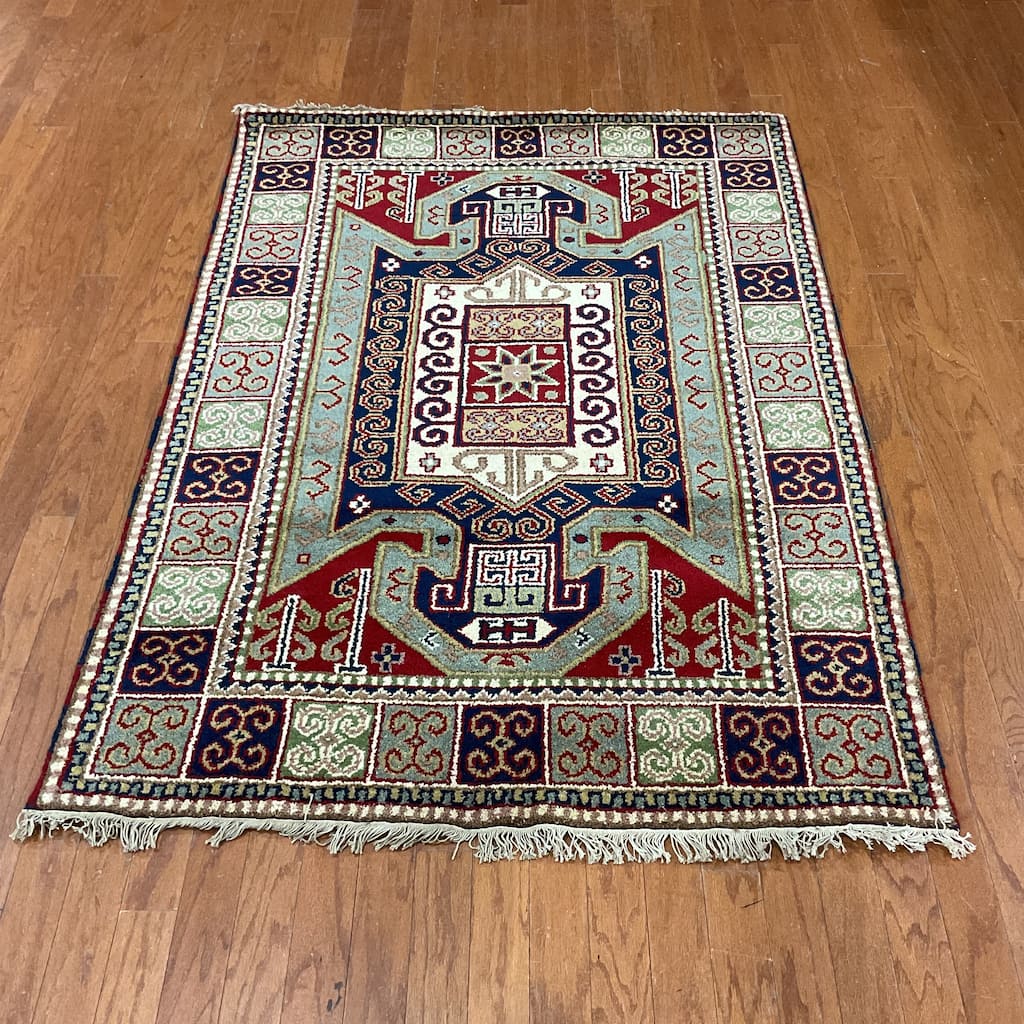 HERAT ORIENTAL Handmade Kazak Wool Rug