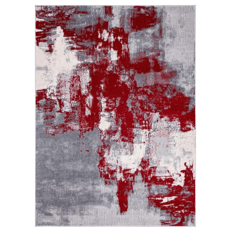Luxe Weavers Distressed Abstract Area Rug