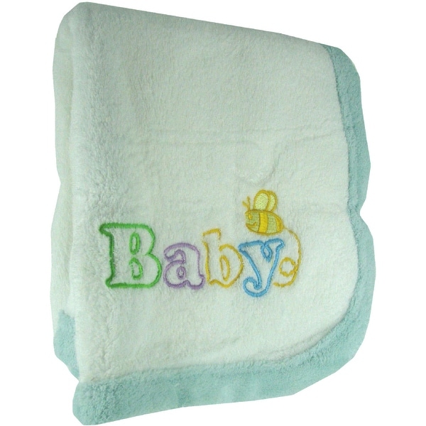 Baby Bumble Bee Blanket in Blue by Snugly Baby