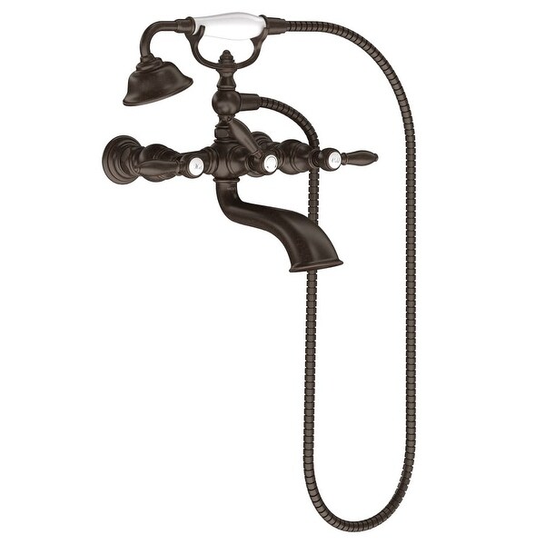 Shop Moen S22110 Weymouth Wall Mounted Clawfoot Tub Filler with Built