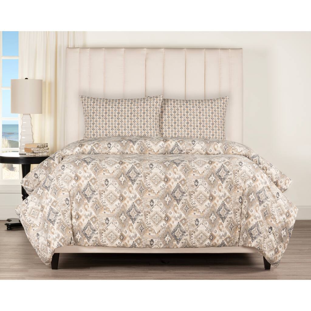Magnolia Home Fashions Maya Dune Duvet cover & shams Set