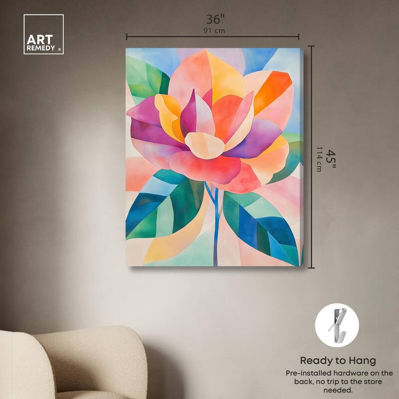 Ail Geofloral I Canvas by Art Remedy, Gallery Wrapped