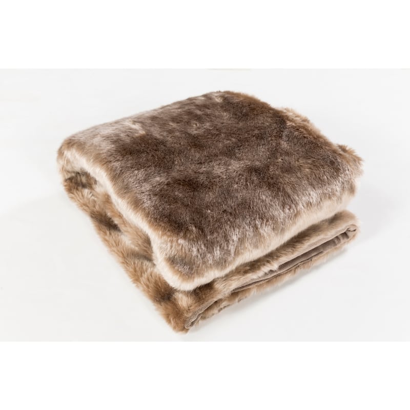 Roselle Taupe 50" x 60" Classic Throw