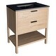 preview thumbnail 17 of 49, Plywood Freestanding Bathroom Vanity Set with Integrated Sink