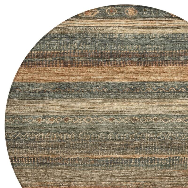 HomeRoots Aztec Transitional Rectangle Outdoor Rug