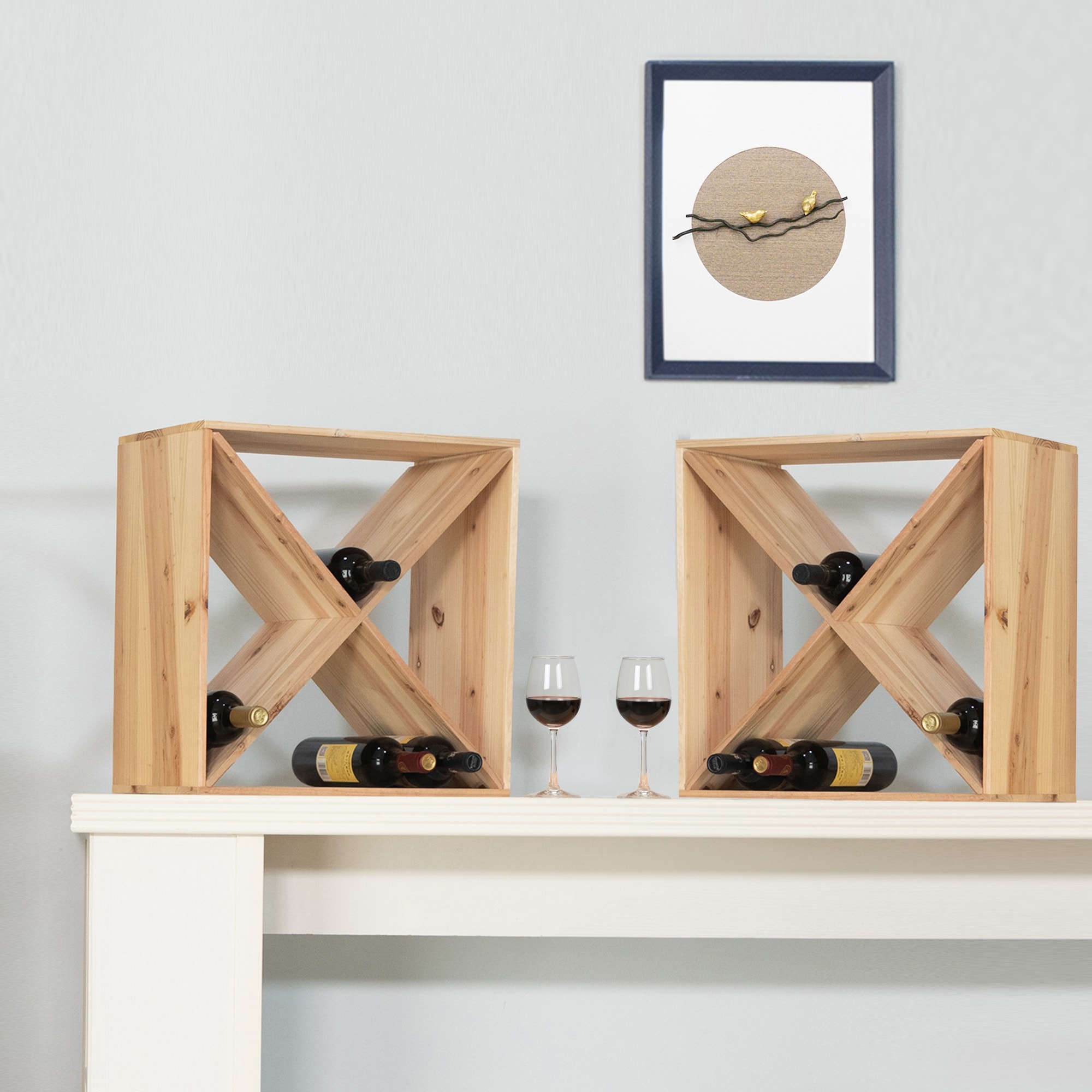 Countertop wine rack bed bath and beyond best sale