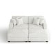 preview thumbnail 78 of 131, Oversized Chenille Modular Sectional Sofa Conversation Set with 2 Ottomans