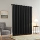 preview thumbnail 13 of 31, Sun Zero Treviso Linen Blend Magnetic Closure Total Blackout Back Tab 1-Piece Curtain Panel, Single Panel