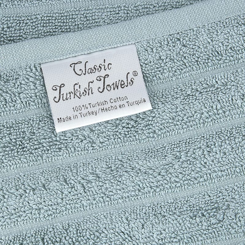Classic Turkish Towels Plush Ribbed Cotton Luxurious Bath Sheets (Set of 3) 40x65" - 40x65