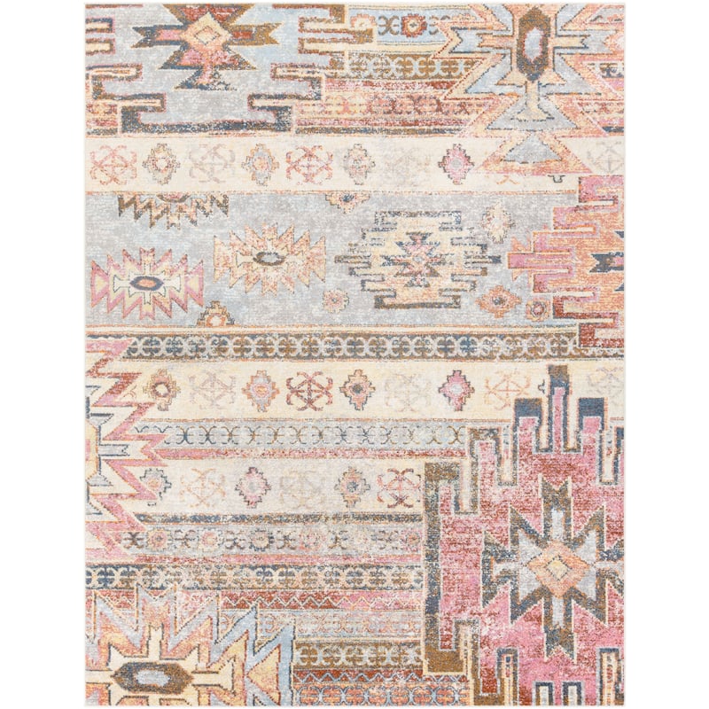 Livabliss Iver Southwestern Patchwork Area Rug