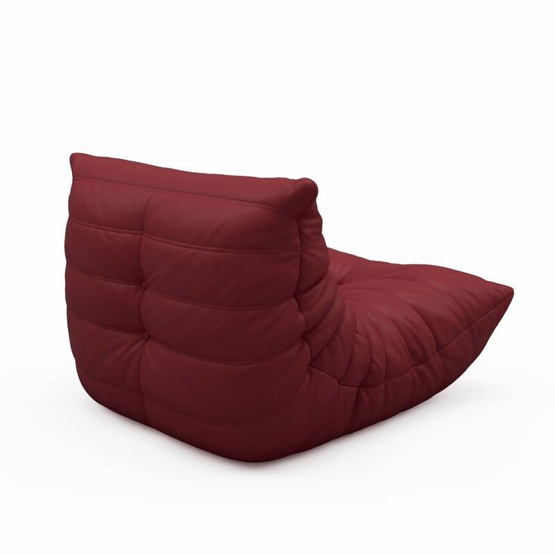 Furgle Microfiber Leather Sofa Ergonomic Design Lazy Floor Sofa