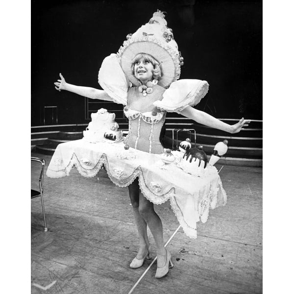 Carol Channing wearing a White Puff Sleeve Dress Photo Print - Bed Bath ...